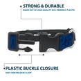 thumbnail image 4 of Buckle-Down Pet Collar, Dog Collar Plastic Buckle, Golfing Silhouettes Collage Blues, 8.5 to 12 Inches 0.5 Inch Wide, 4 of 8