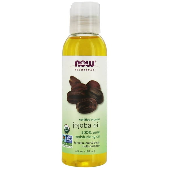 NOW Foods - NOW Solutions Organic Moisturizing Jojoba Oil - 4 fl. oz.