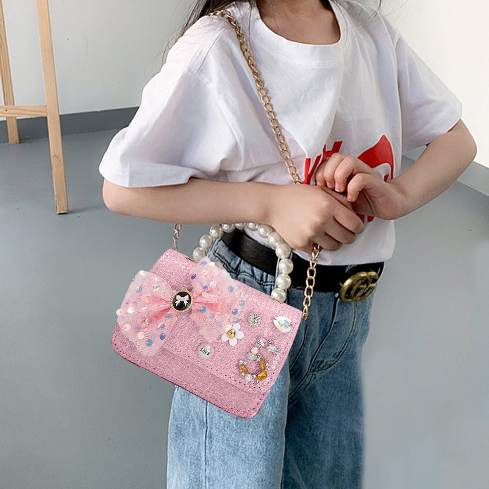Pink Bag Y2K Barbie 🔵 Small Hand Bag Really Cute... - Depop