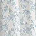 thumbnail image 3 of Blue Shower Curtain Floral Cotton Linen Cottagecore Shower Curtain for Bathroom 72" W x 72" L, 3 of 3