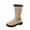 Khaki, variant on Black Women'S Snow Boots Winter Mid Calf Boots Fleece Lined Warm Round Toe Side Zipper Low Heel Comfortable Outdoor Indoor