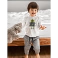 thumbnail image 2 of Square Robot Long Sleeve Toddler -Image by Shutterstock,  3 Toddler, 2 of 4