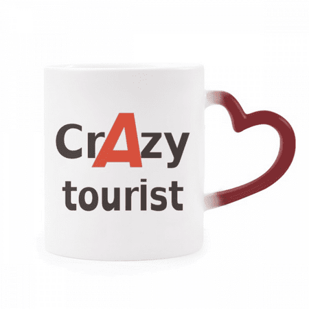 

Brief Best Cool Traveller Tourist Heat Sensitive Mug Red Color Changing Stoneware Cup