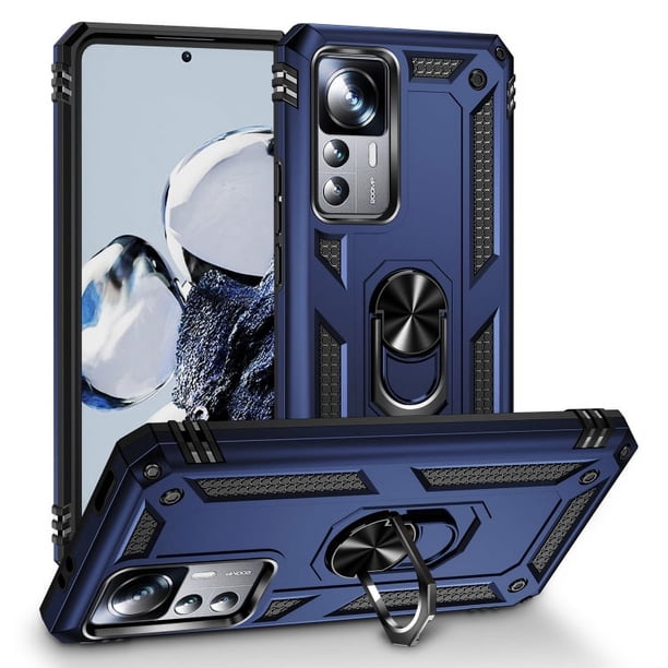 Funda de teléfono para Xiaomi 12T de Uso Rudo Shockproof + Cristal 9D