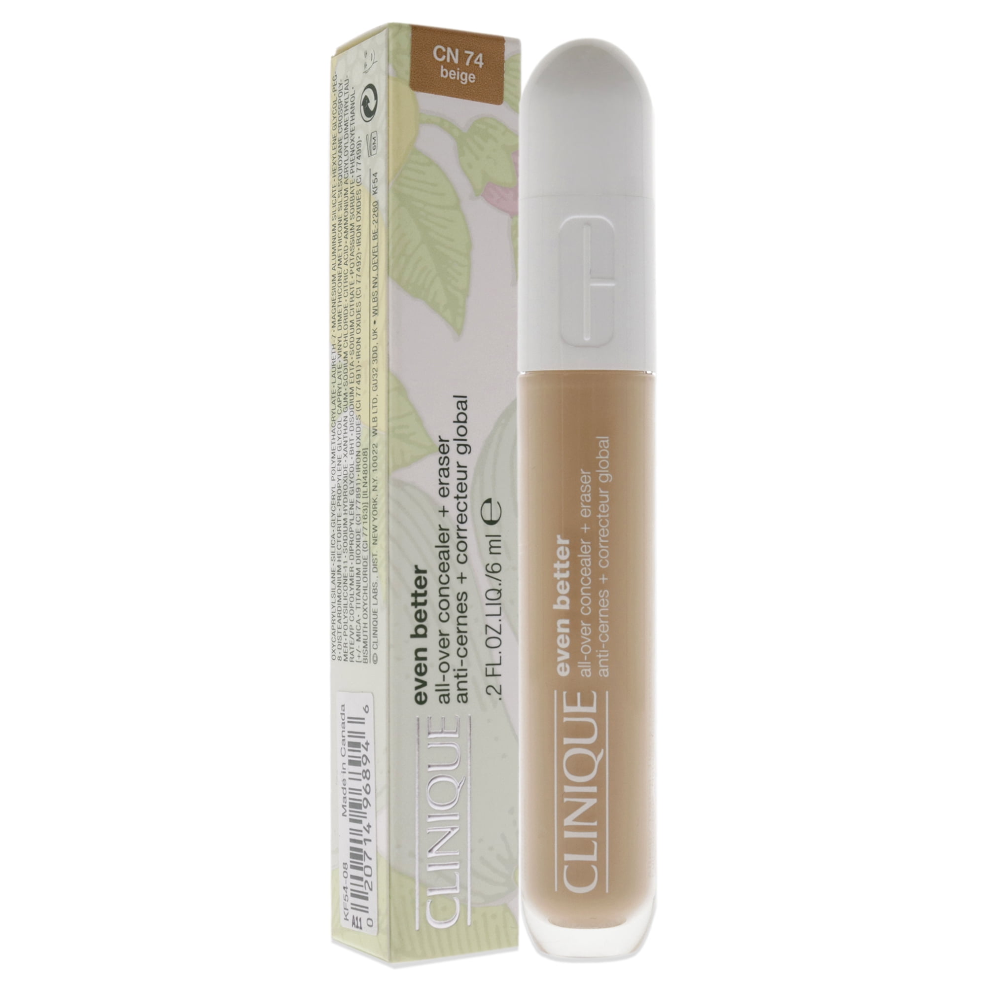 Clinique Even Better All-Over Concealer Plus Eraser - CN 74 Beige 0.2 oz Concealer
