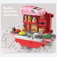 thumbnail image 2 of Adofi 3-in-1 Kids Kitchen Playset for Toddlers Girls, 36 PCS Kitchen Sets Pretend Play Food Toys for Kids Girls, Kitchen Accessories Set Play Kitchen Playset for Kid Toddler, 2 of 9