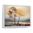 thumbnail image 2 of Designart "Brich Tree euphony Of" Floral Floater Framed Wall Art Living Room, 2 of 7