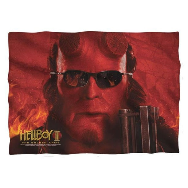 Trevco UNI926FB-PLO1-20x28 20 x 28 in. Hellboy II & Big Red 100 Percent  Pillow Case, White