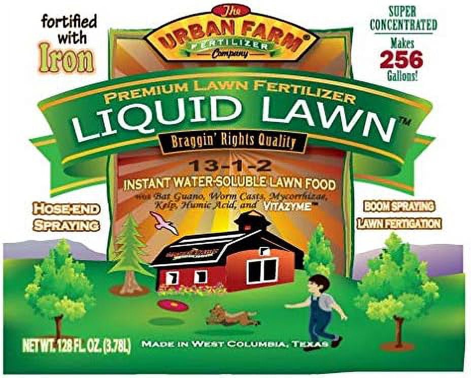 Urban Farm Fertilizers LL128 Liquid Lawn 128 Fl. Oz Fertilizer