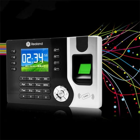 electronic attendance machine energy saving fingerprint access