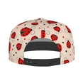 thumbnail image 4 of Haiem Red Ladybug Classic Snapback Cap Flat Bill Hat Baseball Cap Adjustable Size Cotton Dad Hat, 4 of 9