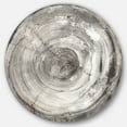 thumbnail image 1 of Designart 'Circle natural elements III' Geometric Metal Circle Wall Art, 1 of 3