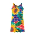 thumbnail image 4 of Mifsaly Slip Dress for Women Floral Print Sleeveless Dresses Flowy Beach Vacation Summer Sundresses L, 4 of 5