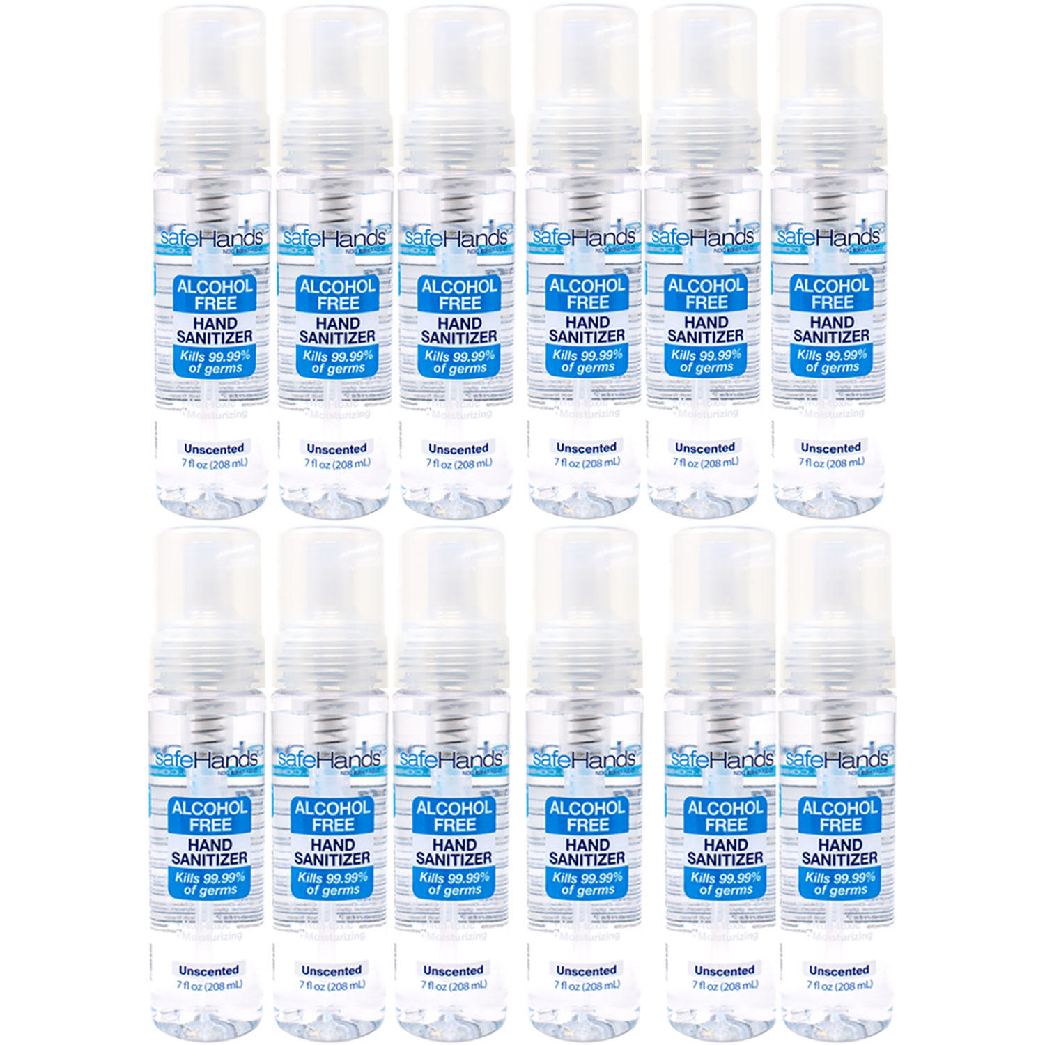safeHands Alcohol Free Foaming Hand Sanitizer (7 oz., 12 pk.)