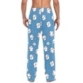 thumbnail image 4 of FORMRS Mens Pajama Pants with Pockets Sleepwear Lounge Bottoms Sizes S-2XL, Baseballs Pattern, 4 of 7