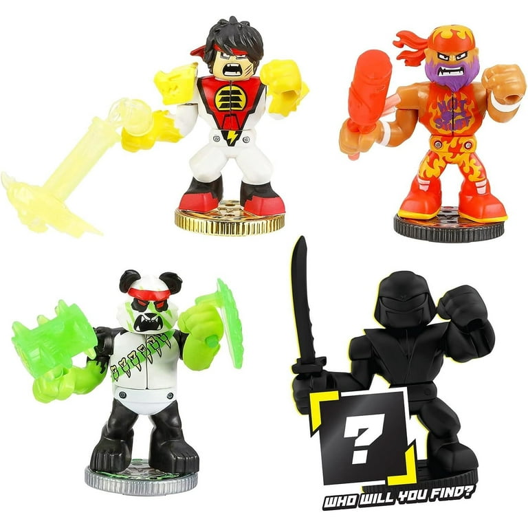 希少 AKEDO 伝説のアケド POWERSTORM ワントン Legends of Akedo PowerStorm Warrior 4-Pack Mini Action