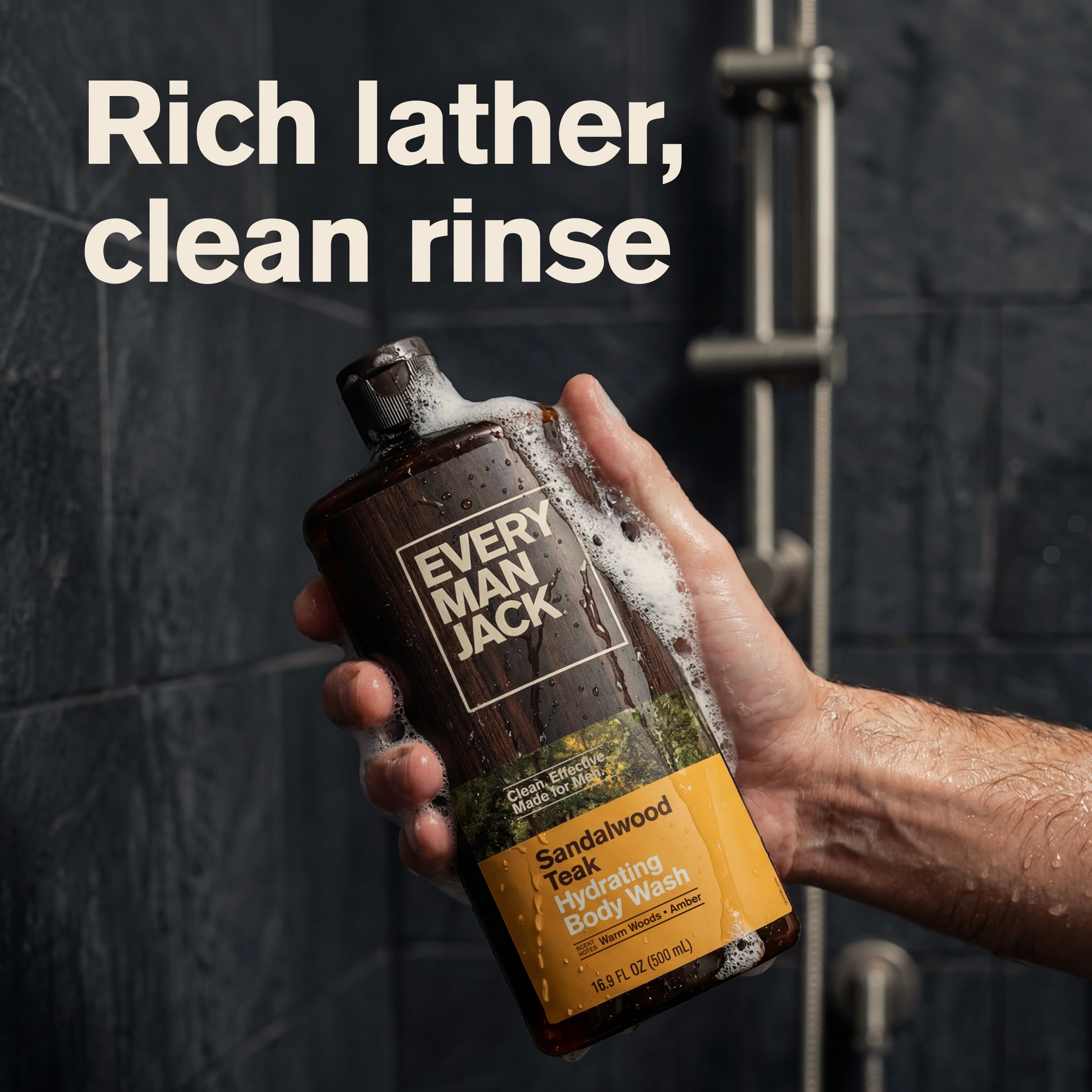 Every Man Jack Sandalwood Teak Body Wash for Men photo 5