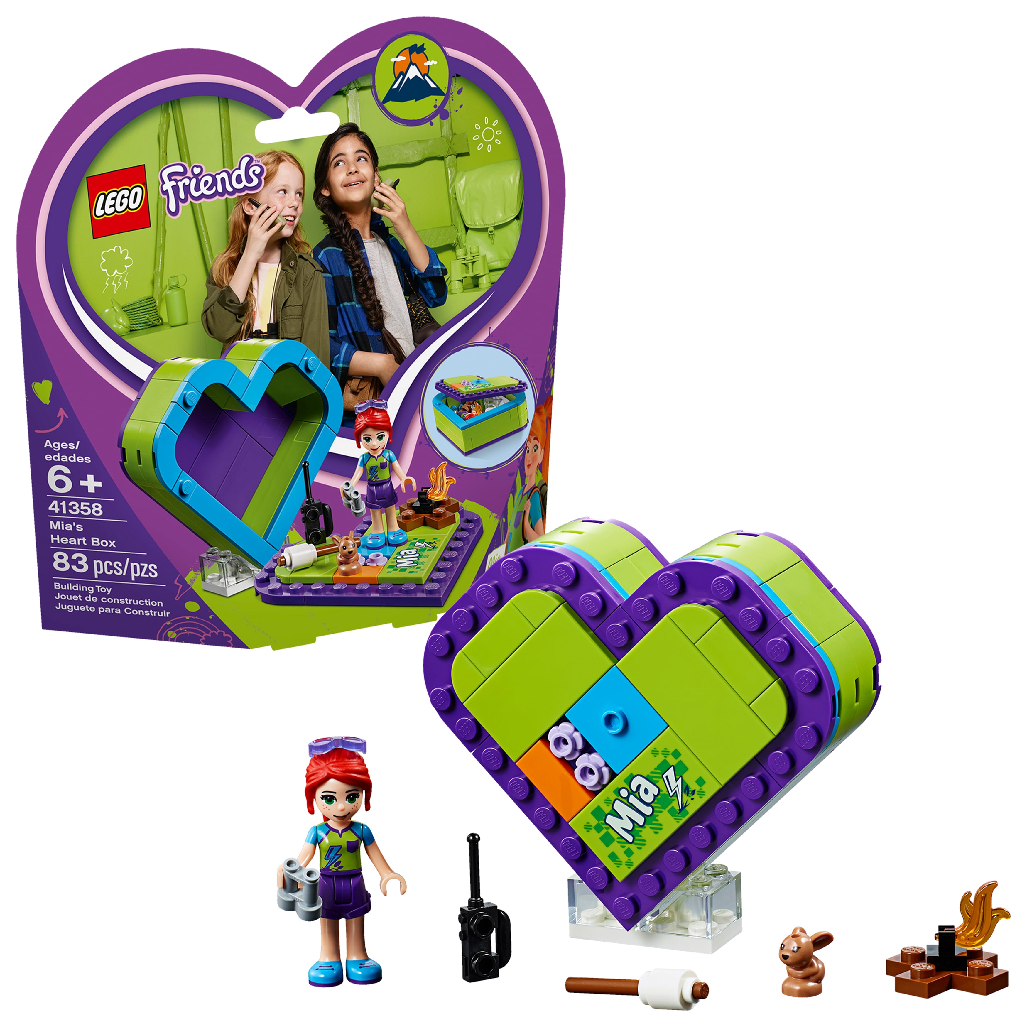 LEGO FRIENDS FREE GIFT NEW SELECT QTY & COL 92355g SMALL COMB WITH HEART 