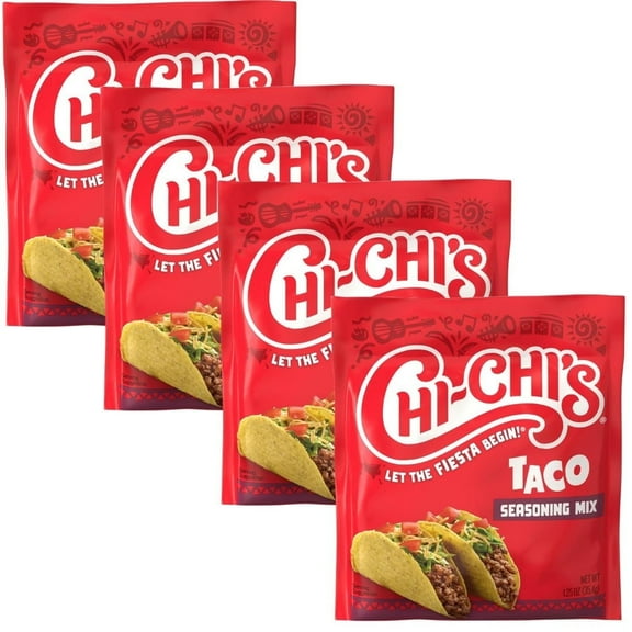 Chi-Chi's Taco Mix 1.25 oz (Pack of 4)