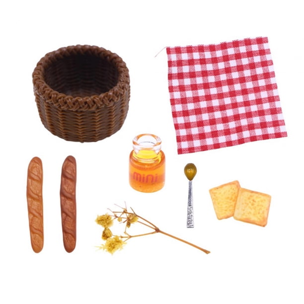 Decoración de accesorios para casa de muñecas, comida en miniatura 1/12, accesorios para fotografías, escena de la vida, alimentos en miniatura,