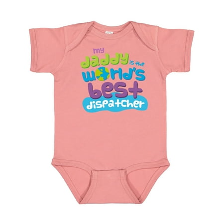 

Inktastic World’s Best Dispatcher Daddy Gift Baby Boy or Baby Girl Bodysuit