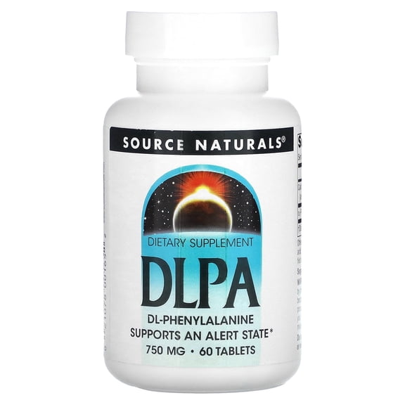 Source Naturals DLPA DL-Phenylalanine* - 750 mg - 60 Tablets