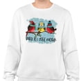 thumbnail image 2 of Birds It's Cold Outside Sweatshirt Unisex Large White, 2 of 5