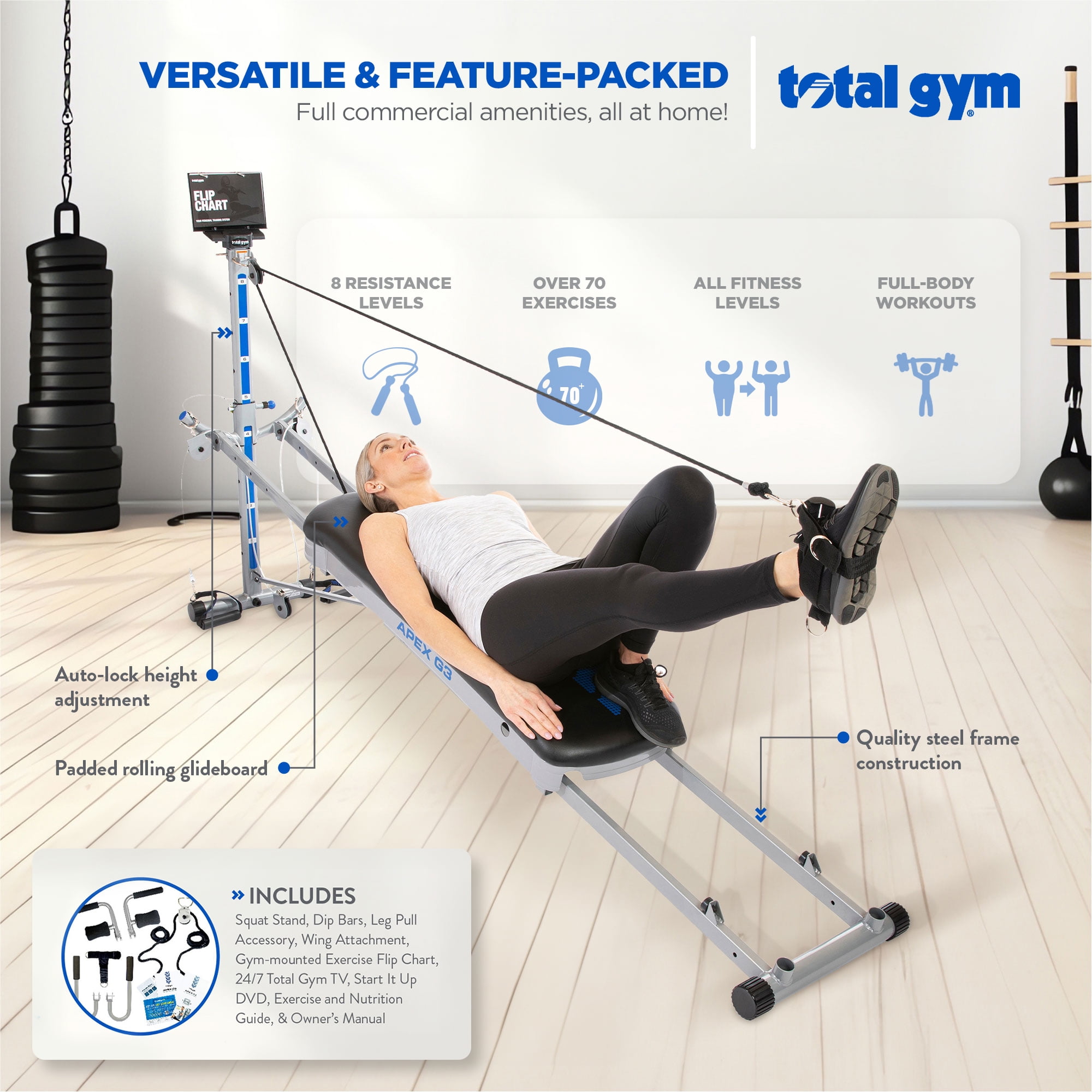 Total gym 2000 workouts hotsell