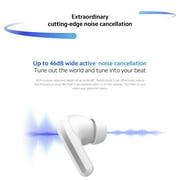 Xiaomi Redmi Buds 5 Wireless Earbuds - 46dB Active Noise Canceling, 40 Hour Battery Life, Bluetooth 5.3, White