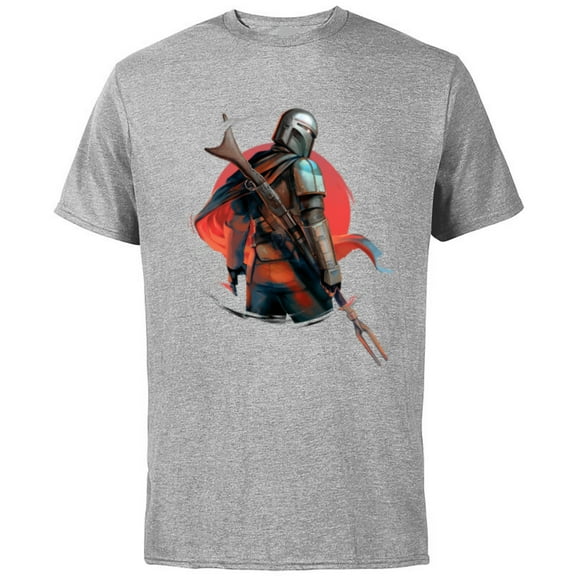 Star Wars The Mandalorian IG-11 Battle Ready - Short Sleeve Cotton T-Shirt for Adults - Customized-Athletic Heather