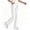 White, variant on Girls School Uniform Pants Elastic Waist Flare Leg Girls Khaki Uniform Pants Girls Back to School Clothes Size 5-16 Years