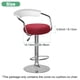thumbnail image 3 of Uxcell 1-Pack Fundas Redondas para Taburetes de Bar, para Fundas de Asiento de Malla de Poliéster de 12-14 Pulgadas con Bandas Elásticas [Rojo], 3 of 7