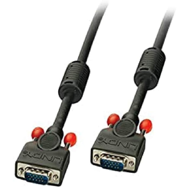 Cable VGA Lindy Premium Negro de 7,5 m Macho a Macho