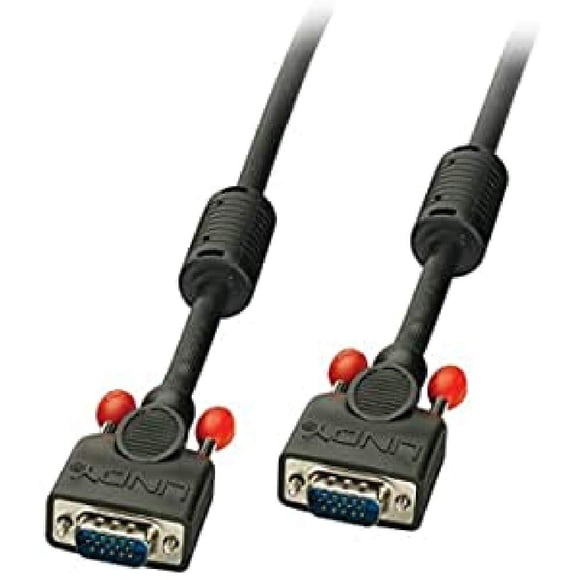 Cable VGA Lindy Premium Negro de 7,5 m Macho a Macho