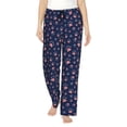 thumbnail image 1 of Fotbe Star Dog Paw Pantalones de Pijama para Mujer, Pantalones de Dormir, Pantalones Pj con Cordón y Bolsillos-X-Large, 1 of 6