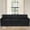 Black-Sofa, variant on FamiTOP 69" Comfortable 2 Seater Sofa w/Thick Seat & Backrest Cushion, Chenille Modern Couch with Soft Pillows, Upholstered Loveseat Sofa w/Sturdy Frame for Bedroom, Office, Living Room, Orange