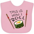 thumbnail image 3 of Inktastic This is How I Roll Cute Sushi Boys or Girls Baby Bib, 3 of 4