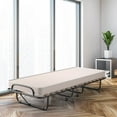 thumbnail image 3 of Cama Plegable Individual Costway con Colchón de Espuma Viscoelástica Marco Metálico 80 x 190 x 39 cm Beige, 3 of 8