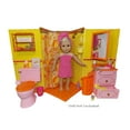 American Girl Groovy Bathroom Doll Accessories with 2 Rainbow-Colored ...