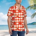thumbnail image 5 of Goofa Tomatoes And Chili Hawaiian Shirt for Men, Unisex Summer Beach Casual Short Sleeve Button Down Shirts,Aloha Tropical Floral print shirt-Large, 5 of 9