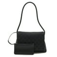thumbnail image 2 of Pre-Owned GUCCI GG canvas shoulder bag leather black 90646, 2 of 9