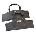 thumbnail image 3 of menolana Handbag Handles with Clasp, Purse Making Supplies, Crochet Bag Handles Black, 3 of 8