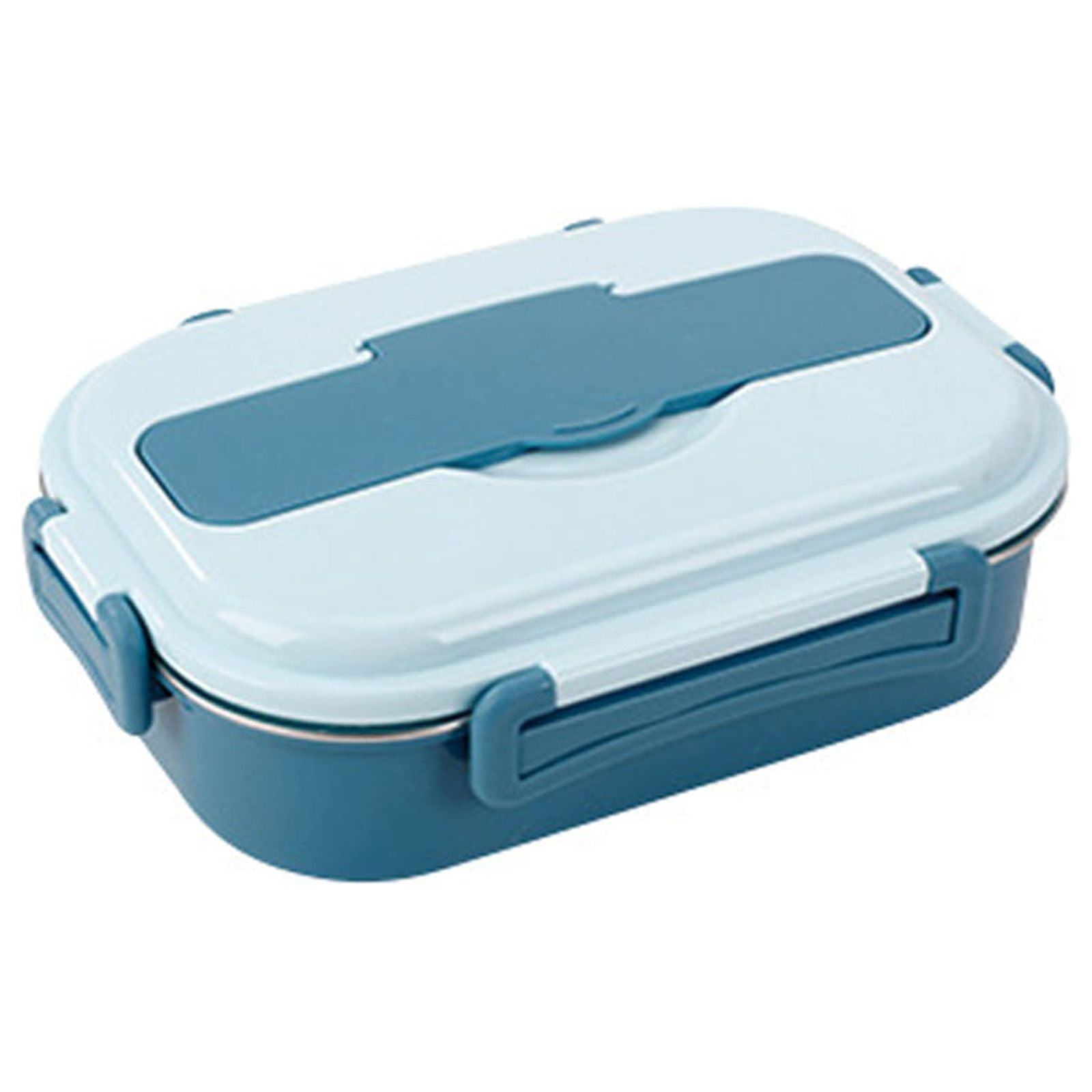 Kitcheniva Bento Lunch Box With 4 Compartment Blue, 1 Pack - Baker's