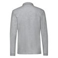 thumbnail image 3 of Fruit of the Loom - Polo Premium de Jaspeado de Manga Larga para Hombre (Gris Jaspeado Atlético), 3 of 3