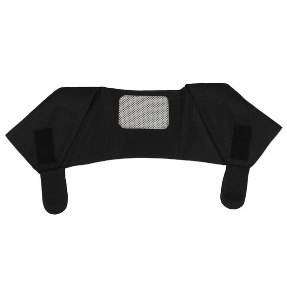 Self-Heating Double Shoulder Support, Adjustable Soft Shoulder Pad Braces Belt Magnetic Therapy Strap, for Frozen Shoulder Pain Relief, Torn Rotator Cuff, Dislocated AC Joint, Sprain, Tendinitis