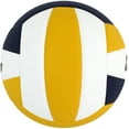 thumbnail image 4 of Baden LEXUM Indoor Microfiber Volleyball - Official NFHS Approved Game Ball, Navy/Yellow/White, 4 of 5
