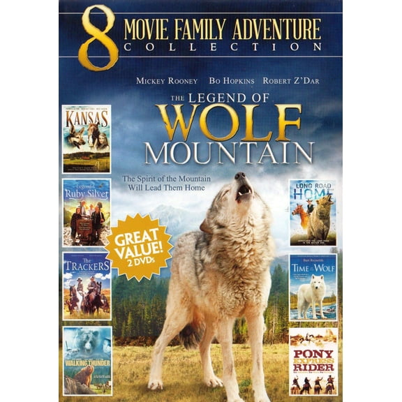 8 Movie Family Adventure Collection (DVD) NEW