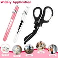 thumbnail image 3 of 3 Pack Nurse Scissors and Pen Light Set Trauma Shears Pen Lights for Nurses Bandage Scissors with Carabiner LED Penlight with Pupil Gauge Stainless Steel Trauma Scissors for Doctor Paramedics EMS EMT, 3 of 9
