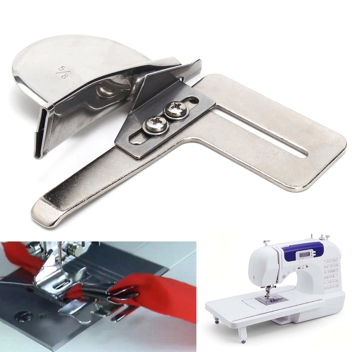 A4 Tape Cut Size 5/8'' Single Fold Raw Edge Binder Sewing Machine