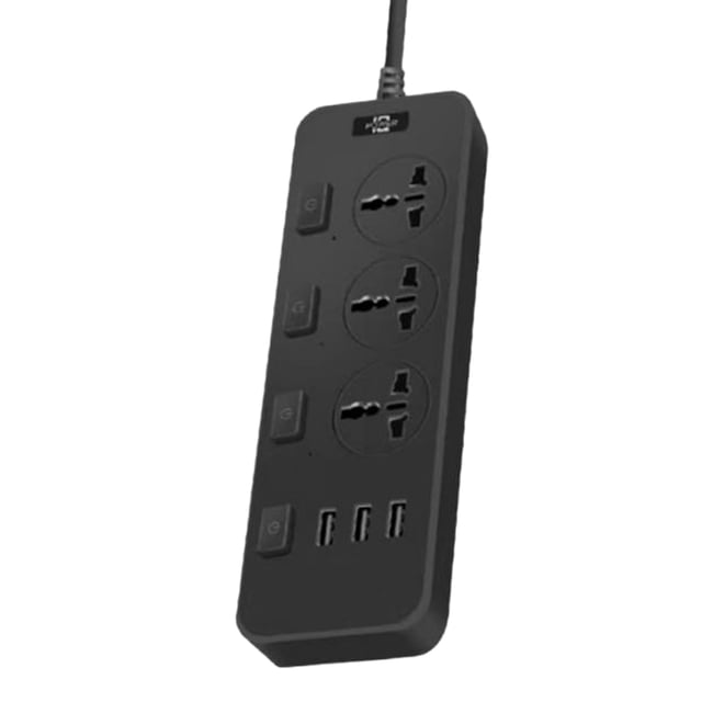 Japceit Usb Intelligent Independent Toggle Wiring Socket Universal Hole Household Office Dormitory Tourism Multifunctional Socket